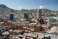 La Paz is the political capital of Bolivia.