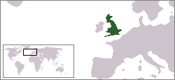 Great Britain lies between Ireland and continental Europe