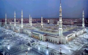 Masjid al-Nabawi (Mosque of the Prophet), Medina.